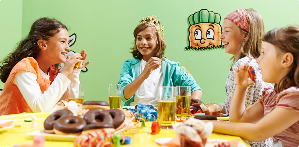 Ravensburger Kinderwelt Kornwestheim_Pressemappe_Kinder feiern einen Kindergeburtstag in der Ravensburger Kinderwelt